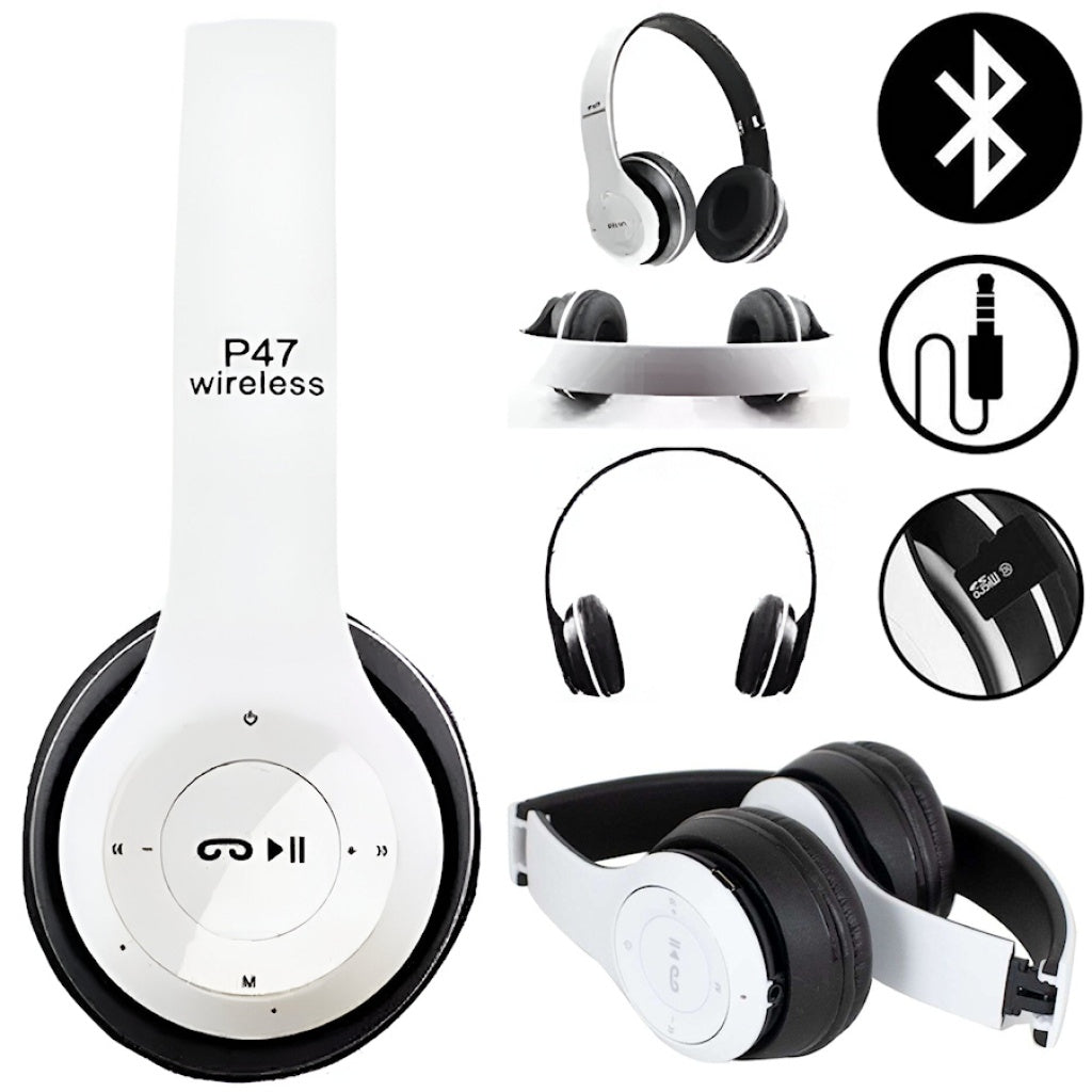 AURICULARES INALAMBRICOS PLEGABLE BLUETOOTH MP3 MANOS LIBRES
