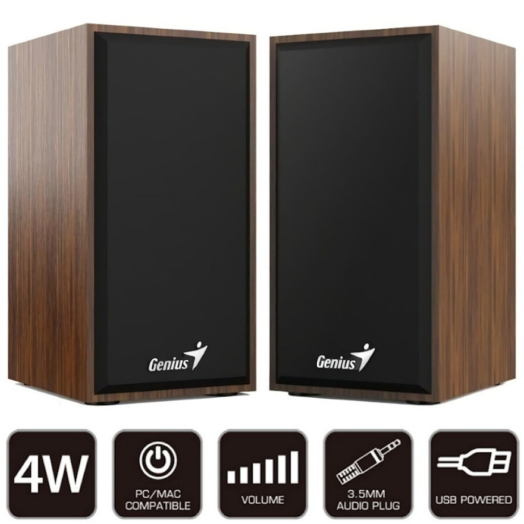 Mini Parlante PC GENIUS SP-HF180 USB 3.5