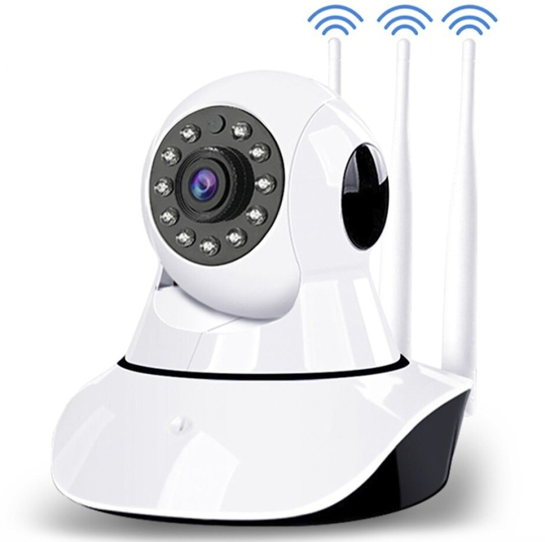 CAMARA IP HD DOMO INALAMBRICO WIFI IOS ANDROID TRIPLE ANTENA